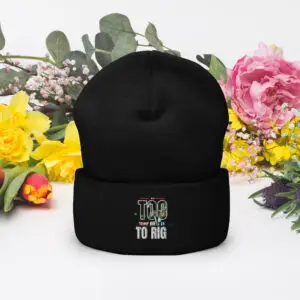 Too Big To Rig Trump 2024 Fight Fight Fight Graphic Embroidered Cuffed Beanie