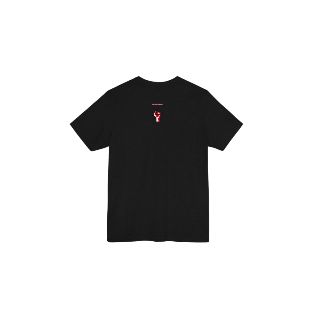 Unisex Dark Maga 'Fearless America' t-shirt with a hot pink lion graphic, made from soft cotton for comfort and bold style
