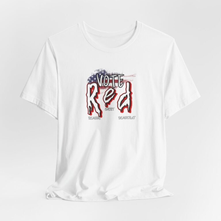 VOTE RED WHITE F