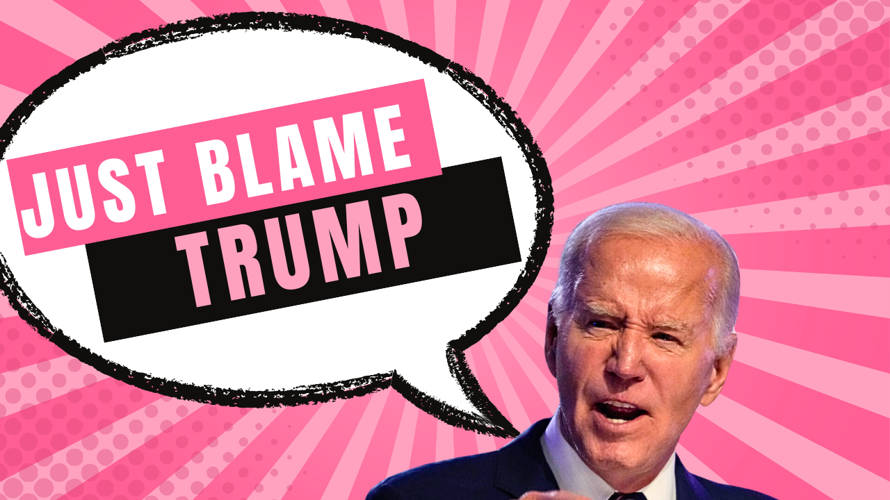 JUST BLAME TRUMP THUMBNAIL
